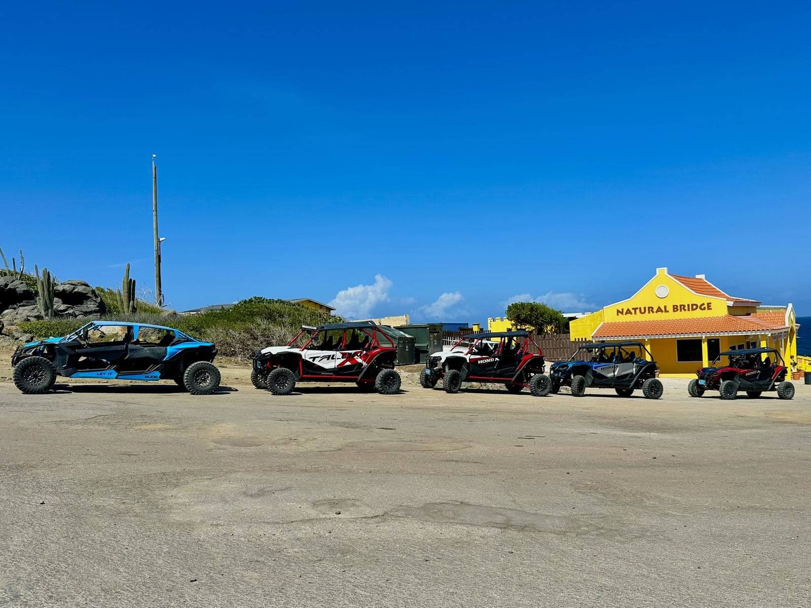 UTVs at the Natural Bridge